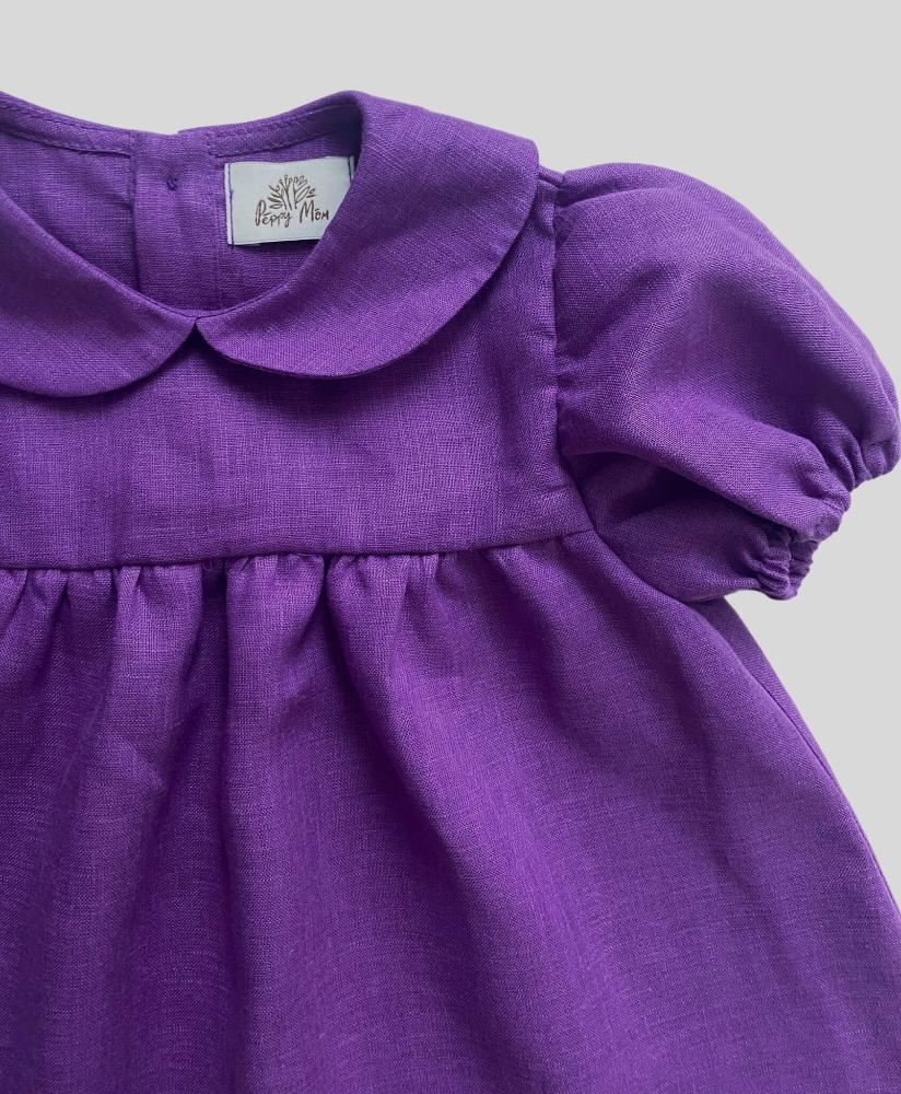 Платье Peppy Mom "Рози", фиолетовое